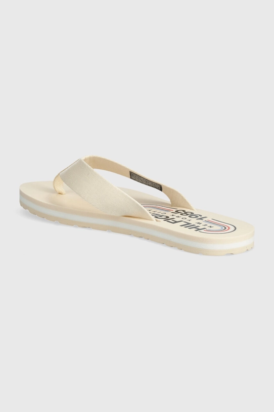 Obuwie Tommy Hilfiger japonki GLOBAL STRIPES FLAT BEACH SANDAL FW0FW07856 beżowy