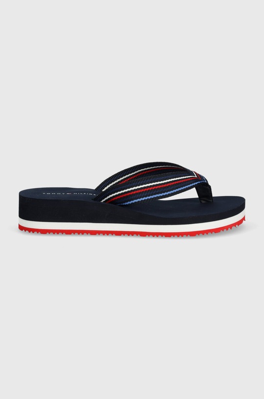 Взуття В'єтнамки Tommy Hilfiger WEDGE STRIPES BEACH SANDAL FW0FW07858 темно-синій