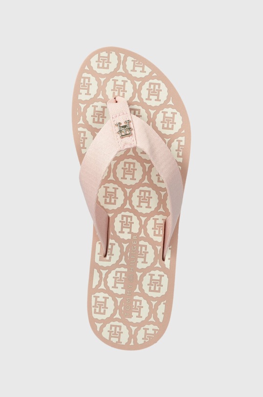 Žabky Tommy Hilfiger TH EMBLEM BEACH SANDAL ružová FW0FW07900