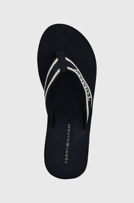 Žabky Tommy Hilfiger HILFIGER WEDGE BEACH SANDAL námořnická modř FW0FW07903