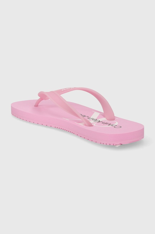 Calvin Klein Jeans japonki BEACH SANDAL MONOLOGO TPU różowy YW0YW01246