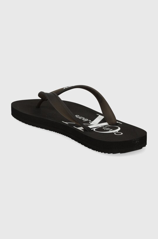 Calvin Klein Jeans slapi BEACH SANDAL MONOLOGO TPU negru YW0YW01246