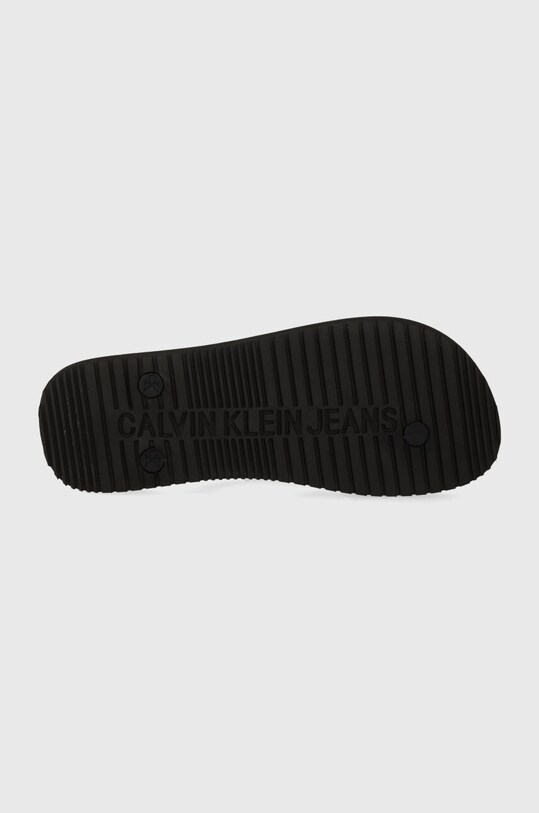 Calvin Klein Jeans slapi BEACH SANDAL MONOLOGO TPU YW0YW01246 negru