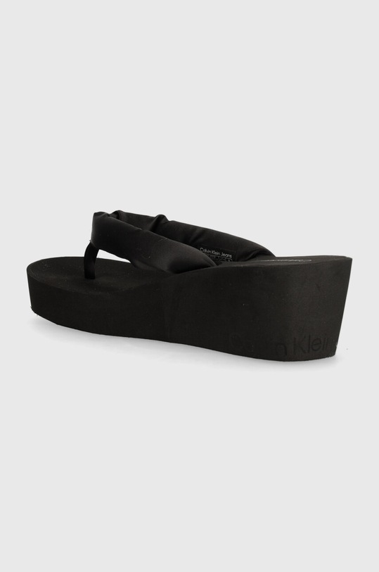 Обувки Джапанки Calvin Klein Jeans BEACH WEDGE SANDAL PADDED NY YW0YW01397 черен