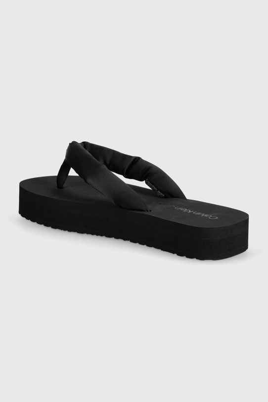 Boty Žabky Calvin Klein Jeans BEACH SANDAL FLATFORM PADDED NY YW0YW01400 černá