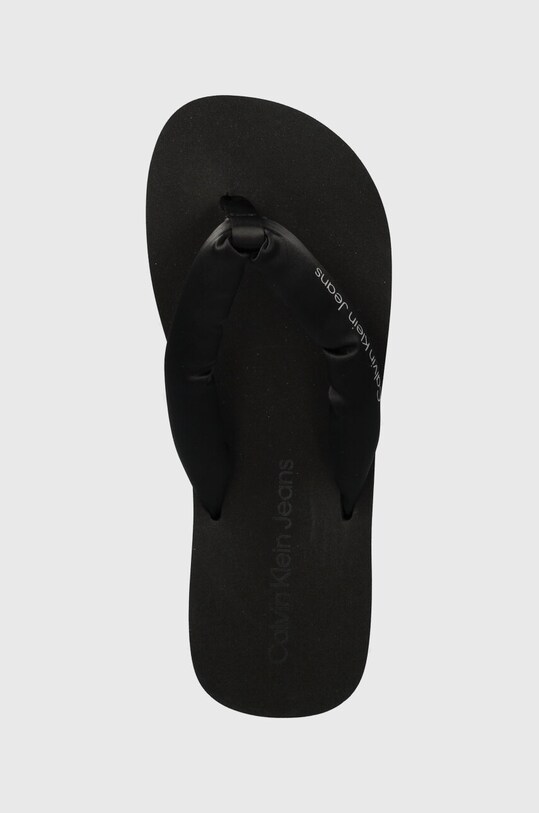 Calvin Klein Jeans japonki BEACH SANDAL FLATFORM PADDED NY czarny YW0YW01400