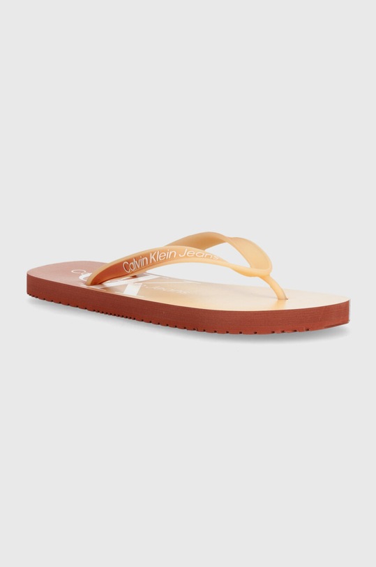 Calvin Klein Jeans japonki BEACH SANDAL GRADIENT syntetyczny pomarańczowy YW0YW01401