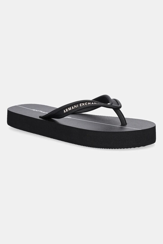 Armani Exchange japonki syntetyczny czarny XDQ010.XV700.N642