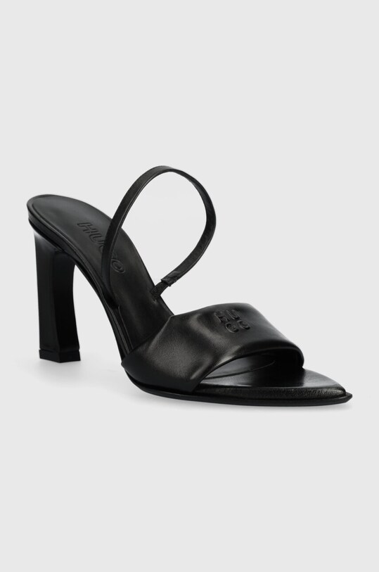 HUGO sandale de piele Tarah gros negru 50517448.001
