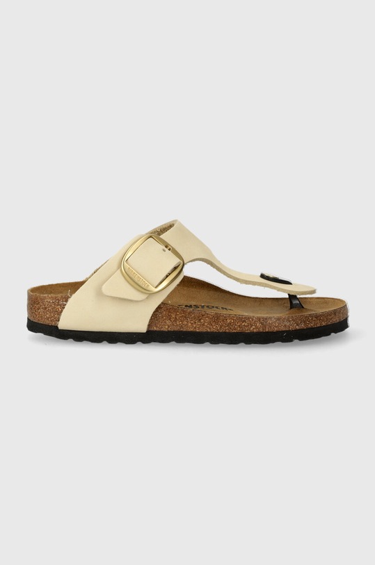 Σαγιονάρες nubuck Birkenstock Gizeh 1026605.Ecru μπεζ SS24