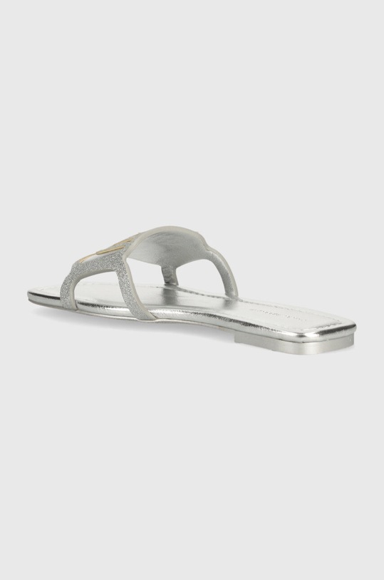 Šľapky Chiara Ferragni Penelope Flat strieborná CF3361.004