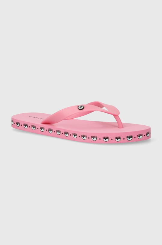 Chiara Ferragni japonki Flip-Flop Logomania syntetyczny różowy CF2813.012.N