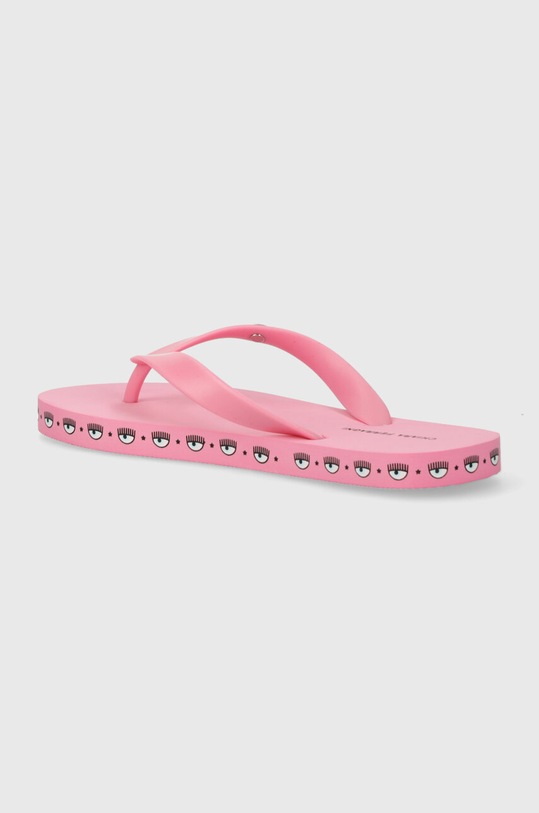 Obuwie Chiara Ferragni japonki Flip-Flop Logomania CF2813.012.N różowy