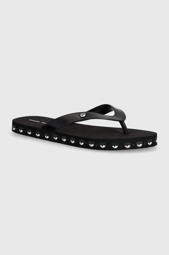Chiara Ferragni infradito Flip-Flop Logomania flat nero CF2813.001.N