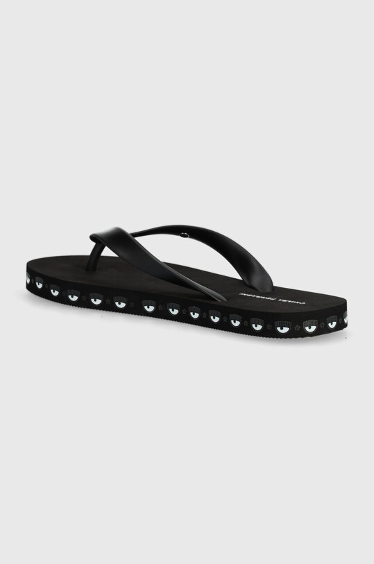 Scarpe Chiara Ferragni infradito Flip-Flop Logomania CF2813.001.N nero