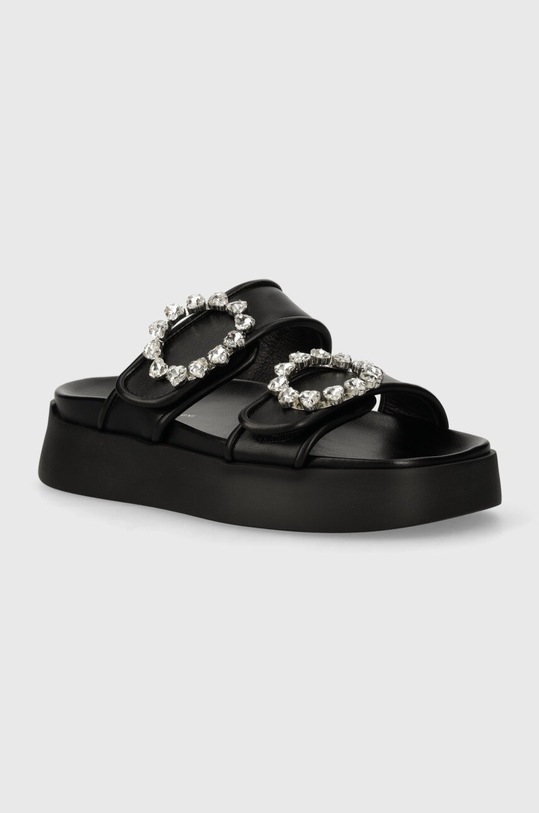 Шлепанцы Chiara Ferragni Sandal Infinity Love платформа чёрный CF3365.001
