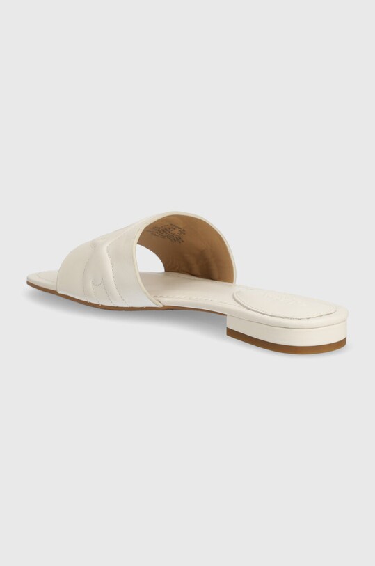 Cipők Lauren Ralph Lauren bőr papucs Alegra 802935537001.100 fehér