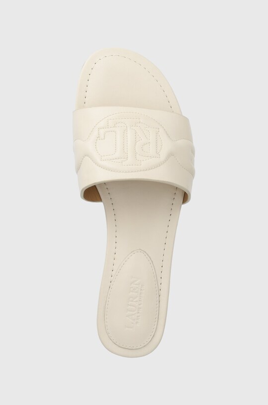 Lauren Ralph Lauren bőr papucs Alegra fehér 802935537001.100