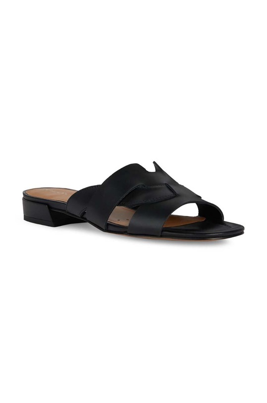 Geox bőr papucs D NEW ERAKLIA 15 D4580A.00043.C9999 fekete SS24