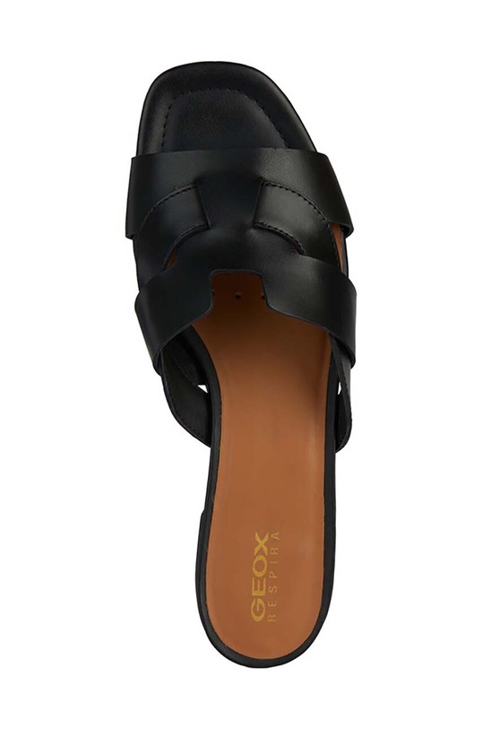 Geox bőr papucs D NEW ERAKLIA 15 D4580A.00043.C9999 fekete