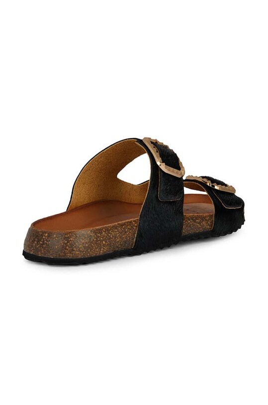 Încălțăminte Geox slapi de piele D NEW BRIONIA B D45VYC.000QS.C9999 negru