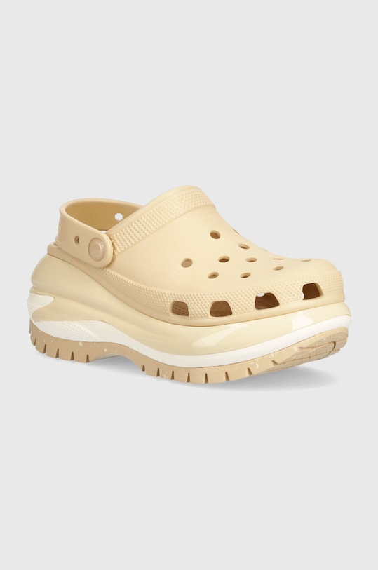 Παντόφλες Crocs Classic Mega Crush Clog 5-8 cm μπεζ 207988.2DS