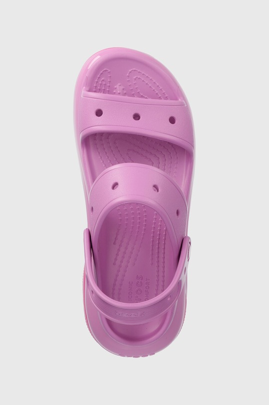 Παντόφλες Crocs Classic Mega Crush Sandal μωβ 207989.6WQ