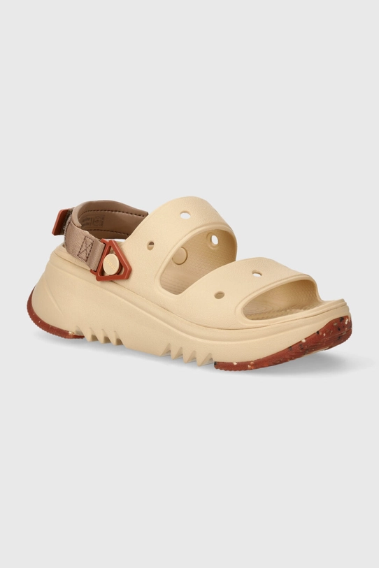 Шлепанцы Crocs Classic Hiker Xscape платформа бежевый 208181.2DS