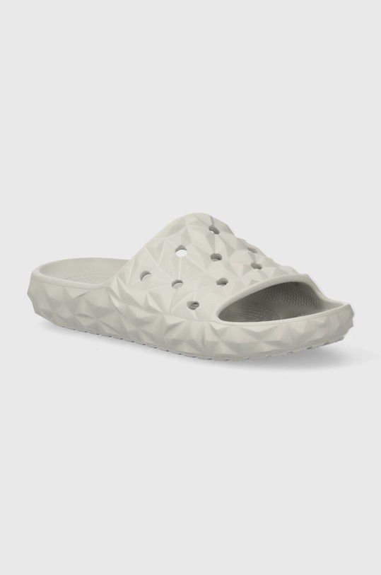 Παντόφλες Crocs Classic Geometric Slide V2 φλατ γκρί 209608.1FT