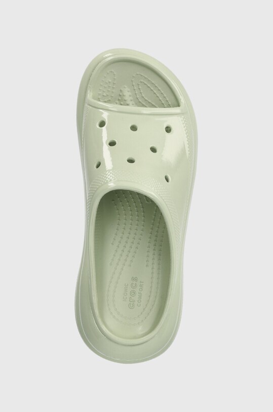 Pantofle Crocs Crush High Shine Slide zelená 209648.3VS