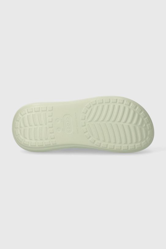 Crocs papuci Crush High Shine Slide 209648.3VS verde
