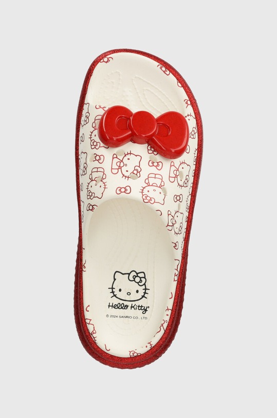 Crocs klapki Hello Kitty Stomp Slide biały 209815.100