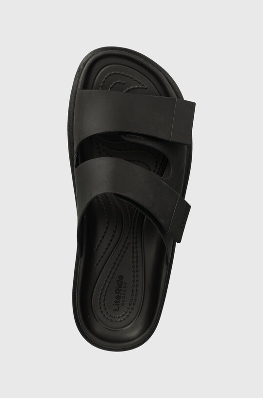 Crocs klapki Brooklyn Luxe Sandal czarny 209586.060