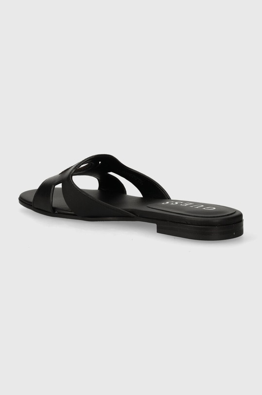 Παπούτσια Δερμάτινες παντόφλες Guess CIELLA FLGCIA.LEA19.BLACK μαύρο