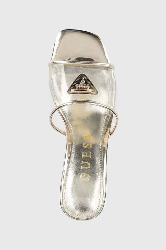 Šľapky Guess GABLES zlatá FLGGAS.LEL03.PLATI