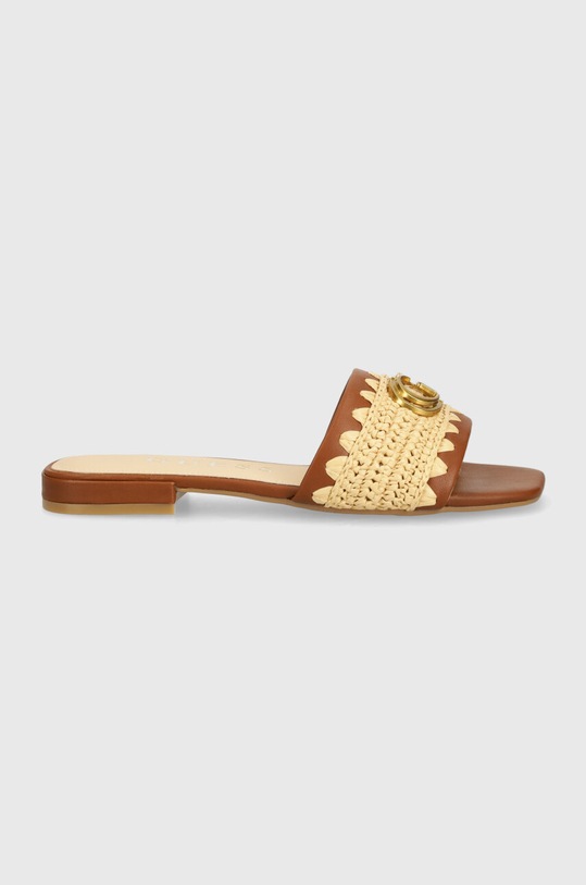 Guess papucs TAMARRA FLGTAR.ELE19.NATU barna SS24
