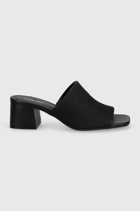 Calvin Klein papucs HEEL MULE 45 MONOCQ HW0HW01936 fekete SS24