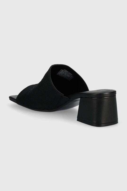 Încălțăminte Calvin Klein papuci HEEL MULE 45 MONOCQ HW0HW01936 negru