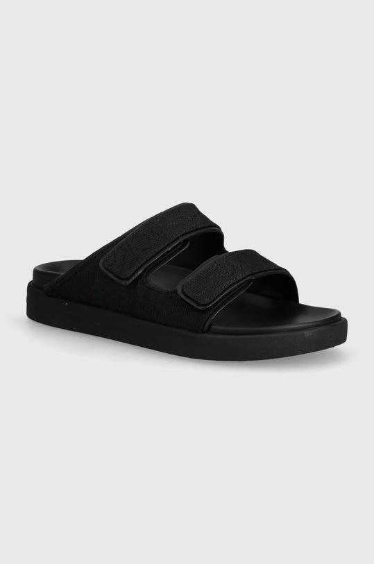Шльопанці Calvin Klein FLAT ADJ SLIDE MONOCQ віденський чорний HW0HW01955