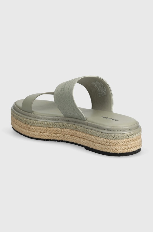 Boty Pantofle Calvin Klein WEDGE SLIDE HE HW0HW01966 šedá