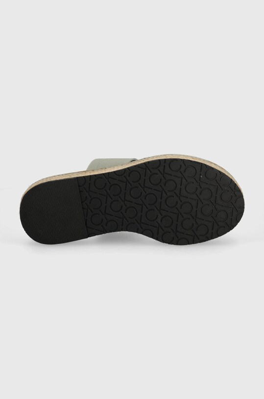 Calvin Klein papuci WEDGE SLIDE HE HW0HW01966 gri