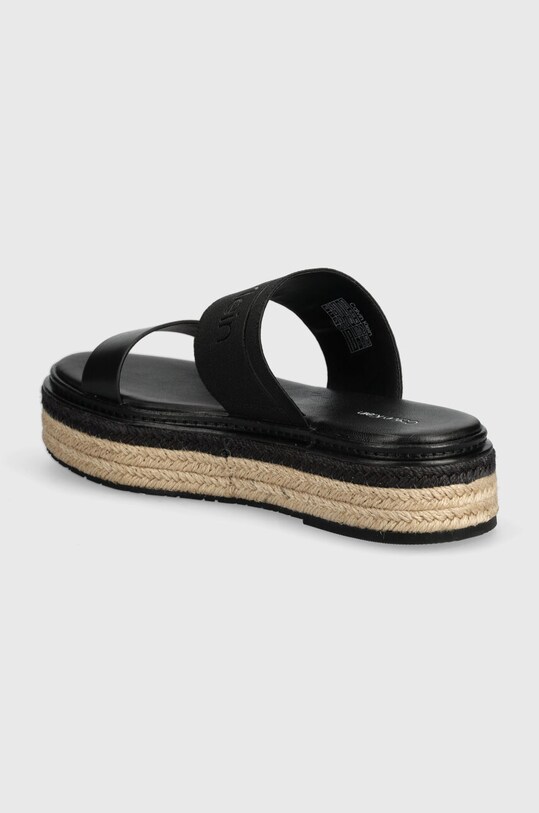 Încălțăminte Calvin Klein papuci WEDGE SLIDE HE HW0HW01966 negru