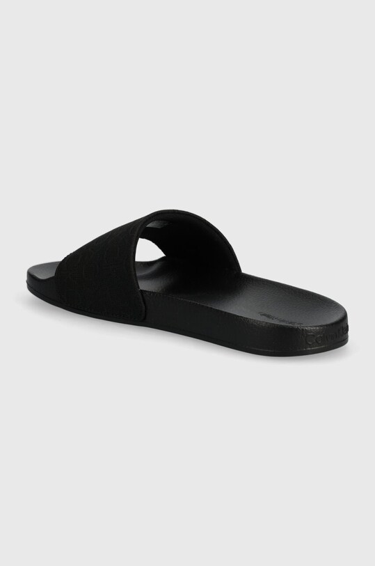 Obuwie Calvin Klein klapki POOL SLIDE WCALVIN MET MONOCQ HW0HW01971 czarny