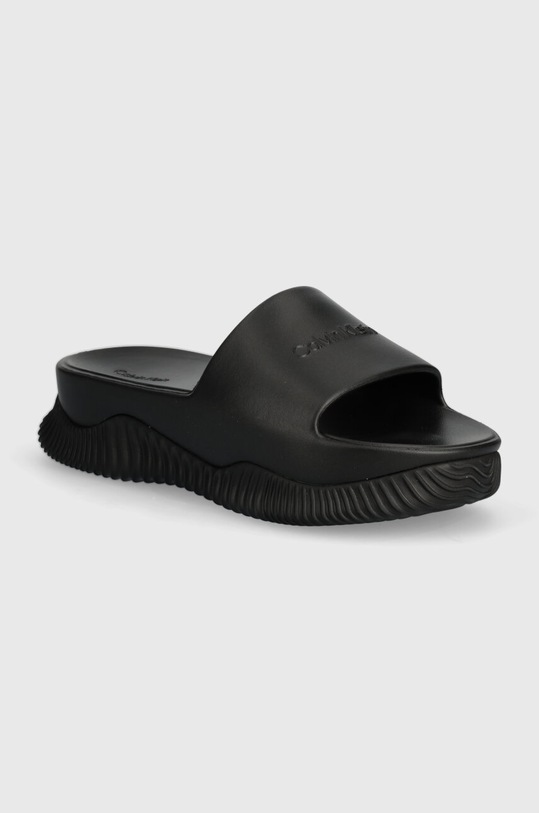 Шльопанці Calvin Klein FLATFORM SLIDE EVA платформа чорний HW0HW01973