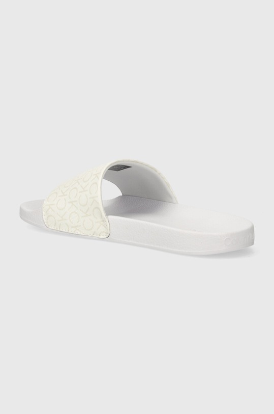 Παπούτσια Παντόφλες Calvin Klein POOL SLIDE EPI MONO HW0HW01974 λευκό