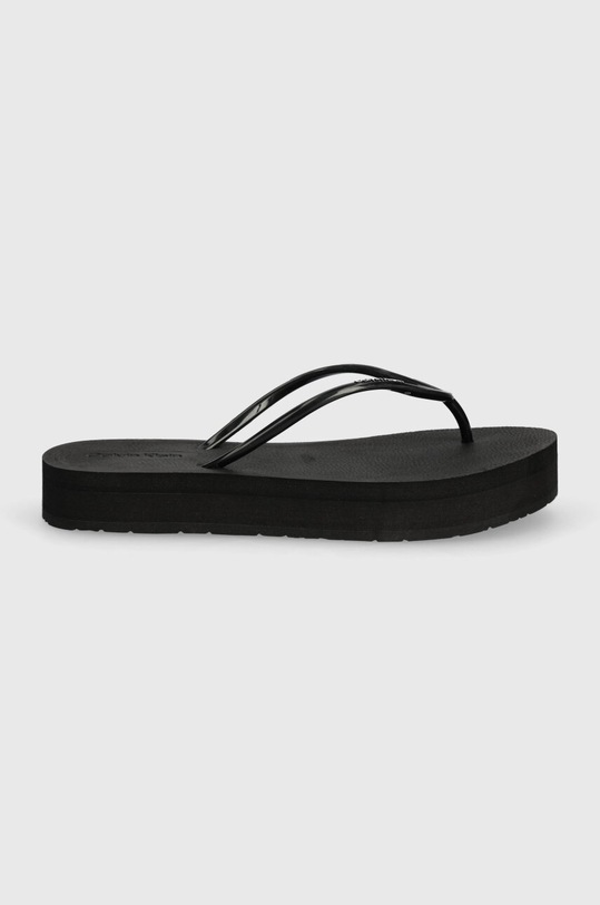Žabky Calvin Klein FLATFORM FF DEBOSS LOGO TPU HW0HW01977 černá SS24