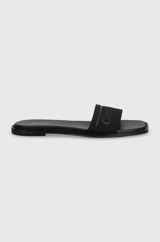 Šľapky Calvin Klein FLAT SLIDE HE HW0HW01989 čierna SS24