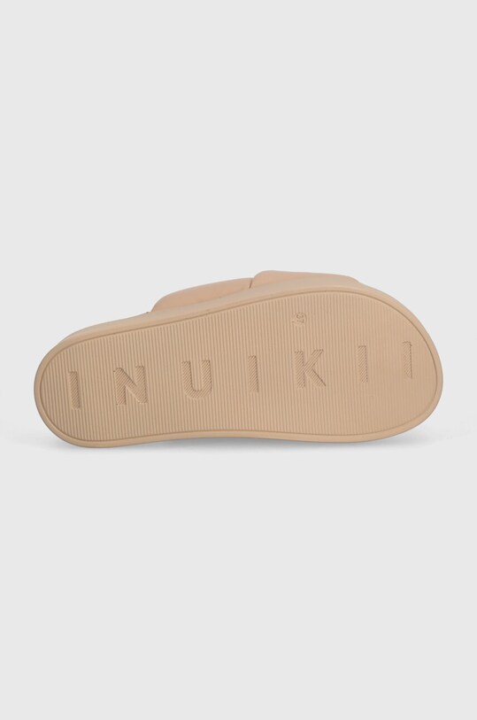 Кожаные шлепанцы Inuikii Soft Crossed 70104.140.Beige бежевый