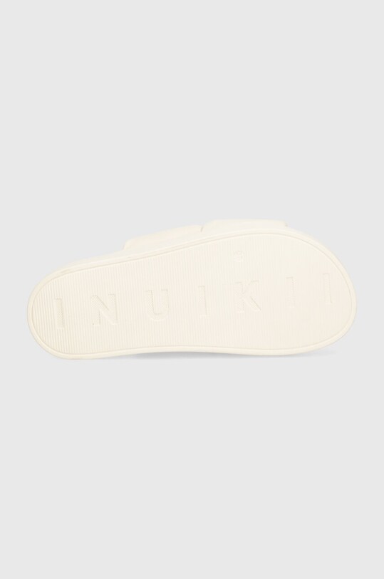 Inuikii klapki skórzane Soft Crossed 70104.140.Cream beżowy