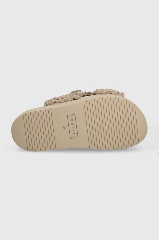 Šľapky Inuikii Woven Stones Platform 70103.106.Taupe béžová